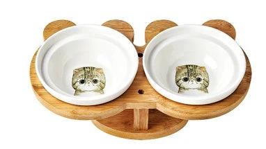 Ceramic Pet Products Cat Bowl by GJG Denim