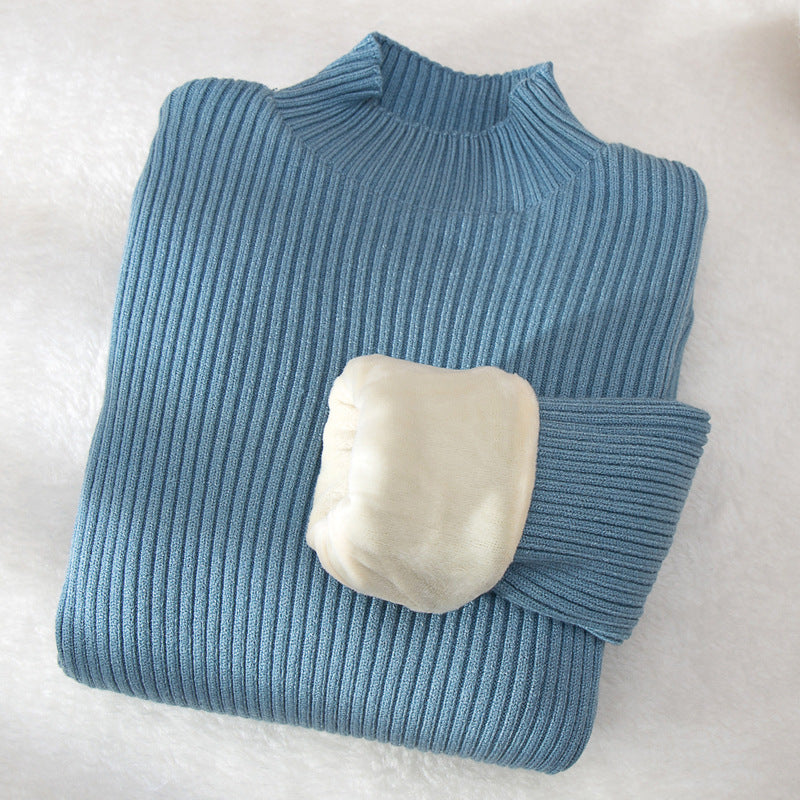 Children's Mock Neck Sweater Knitwear Top