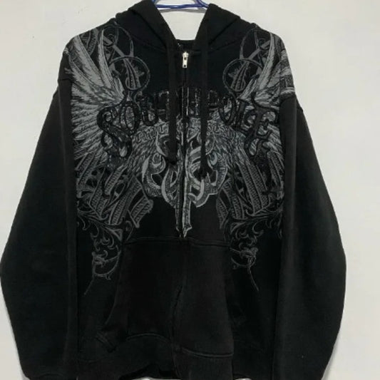 Hoodie Letter Print Pullover Sweatshirt