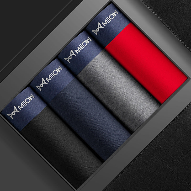 Men's Pure Cotton Underwear Antibacterial Breathable