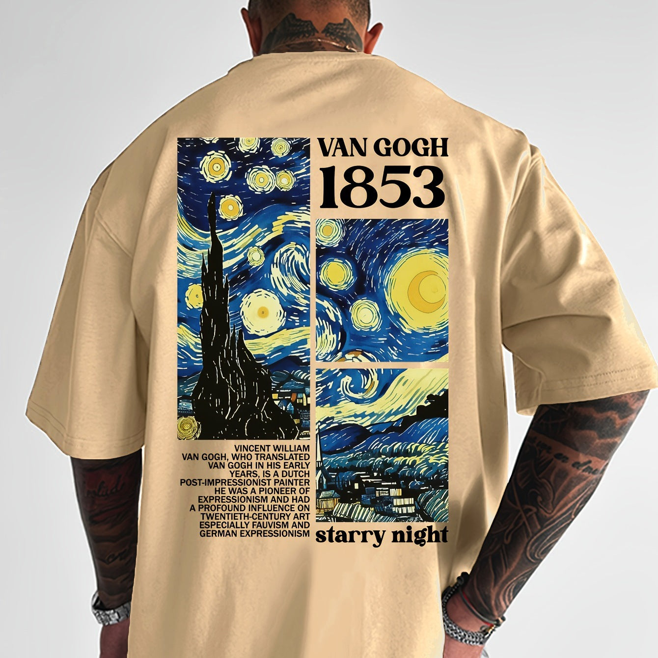 Printed Round Neck Short Sleeve T-shirt