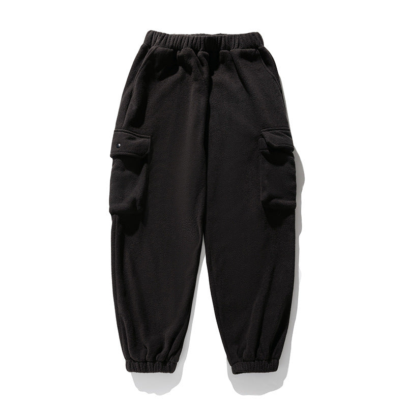 Men's Polar Fleece Loose Sports Workwear Sweatpants
