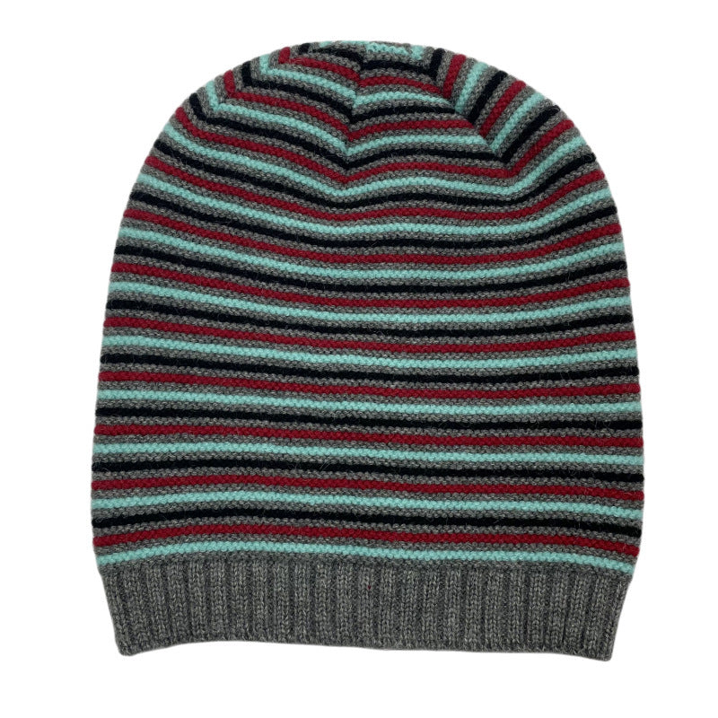 Men's Striped Knitted Warm Woolen Beanie