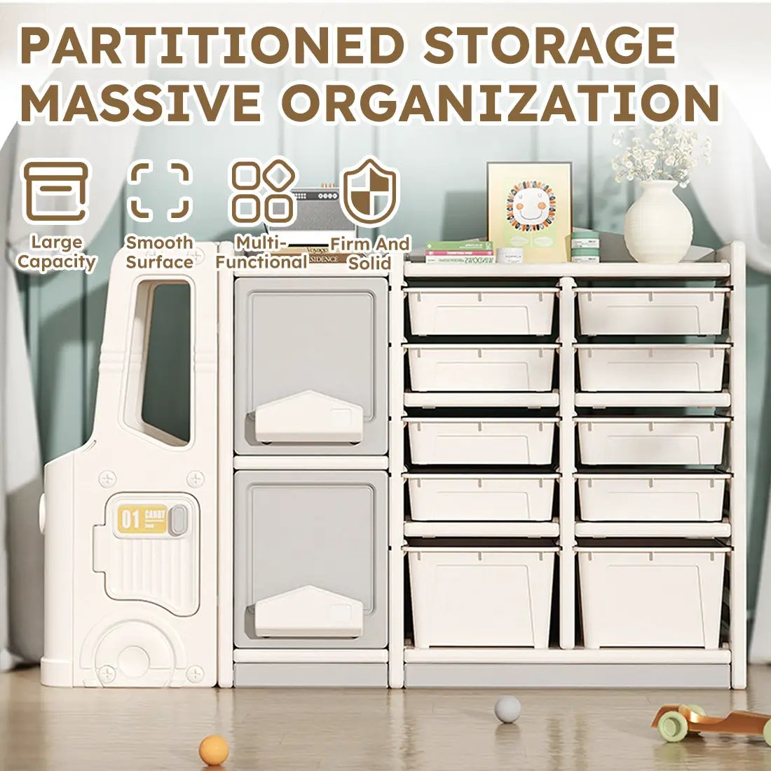 Children's Toy Storage Cabinets by GJG Denim