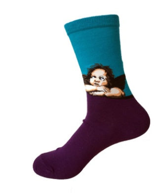 Mid Length Casual Versatile Cotton Men's Socks