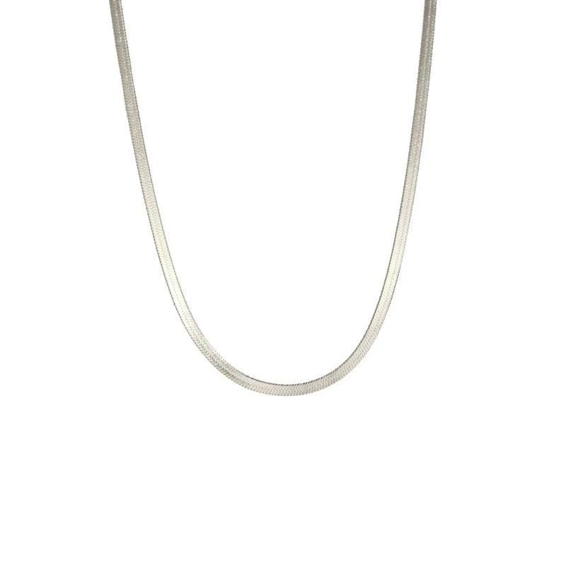 Stainless Steel Snake Chain Necklace For Men by GJG Denim
