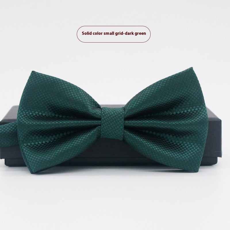 Men's Solid Color Bow Tie