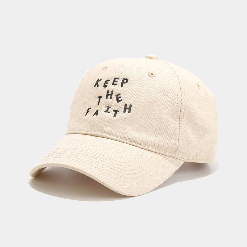 Men's "Keep The Faith" Embroidered Baseball Cap