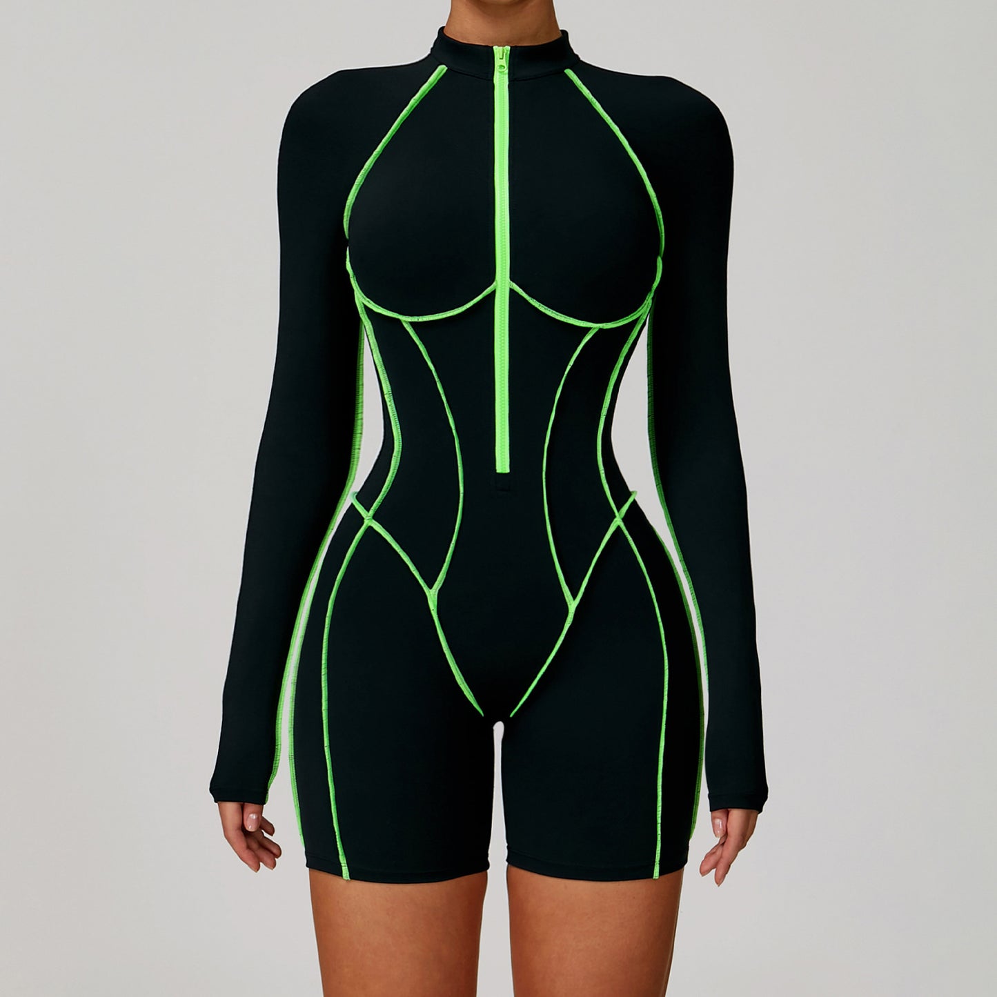 Tight Workout Clothes High-strength Sports Jumpsuit 9318