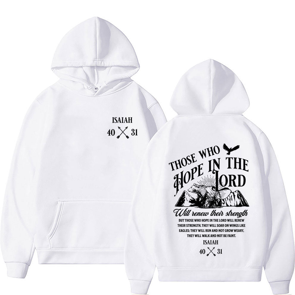 Men's Christian Print Hoodies