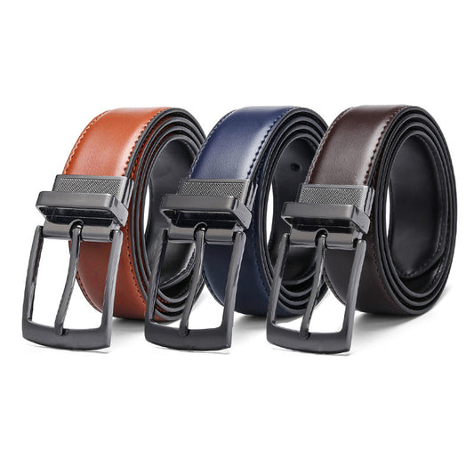 Men's Rotating Pin Buckle Belt