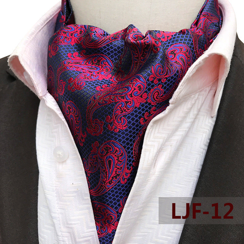 Men's Jacquard Polyester Scarf