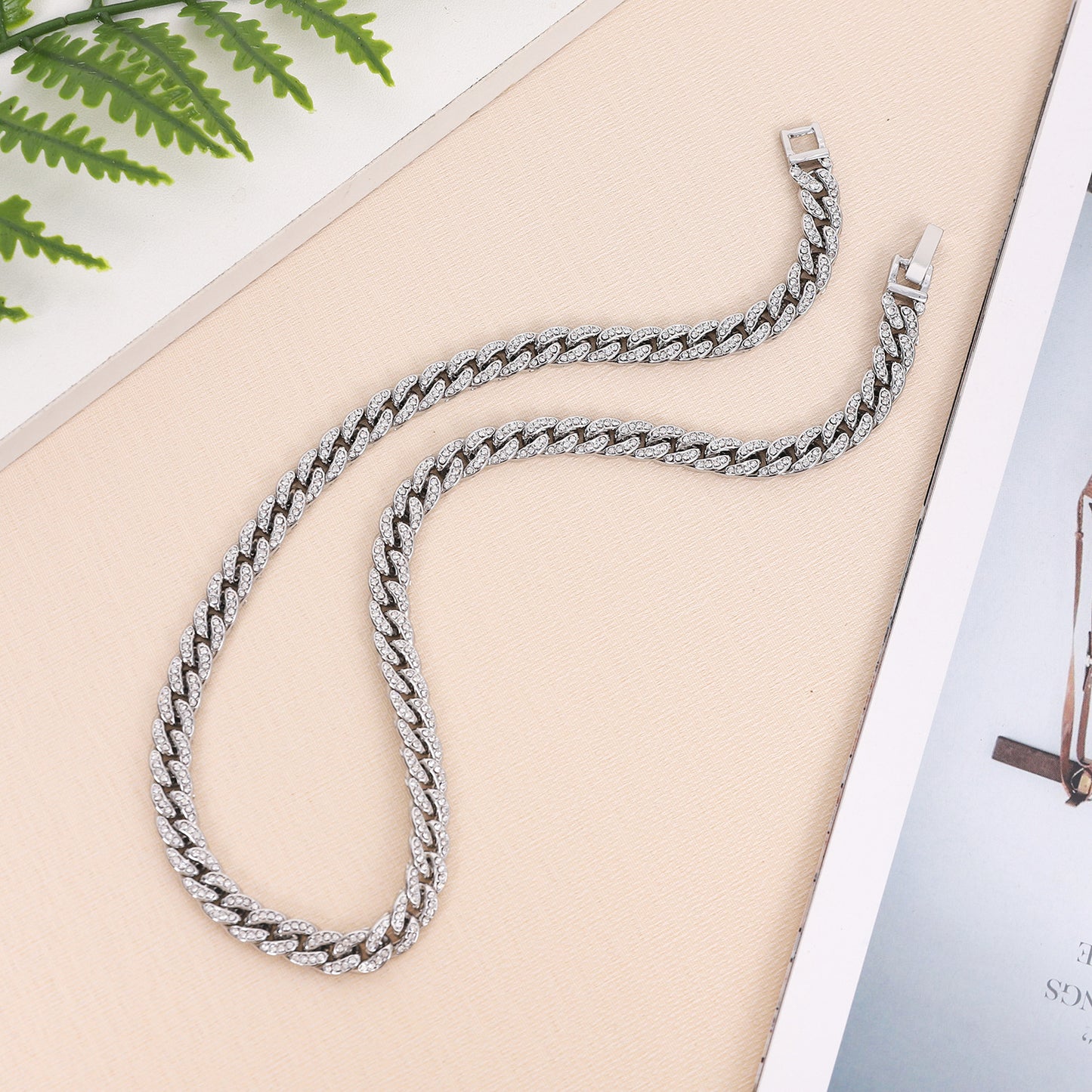 Simple Alloy Chain For Men