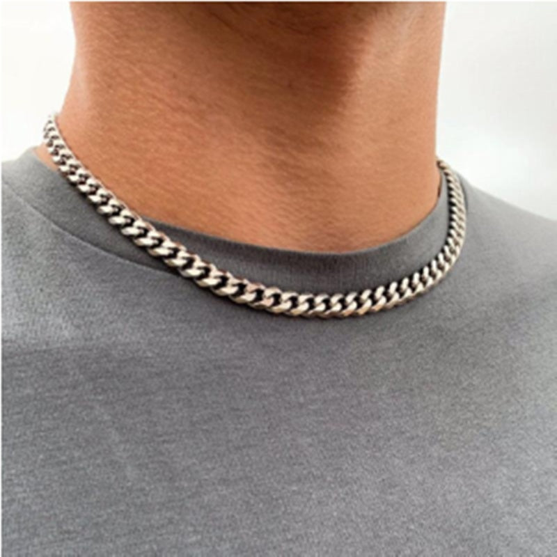 Fashion Cuban Chain Titanium Steel Men's Necklace