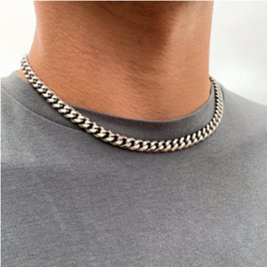 Fashion Cuban Chain Titanium Steel Men's Necklace