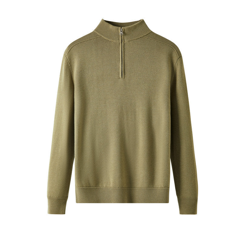 Men's Casual Thickened Wool Base Sweater