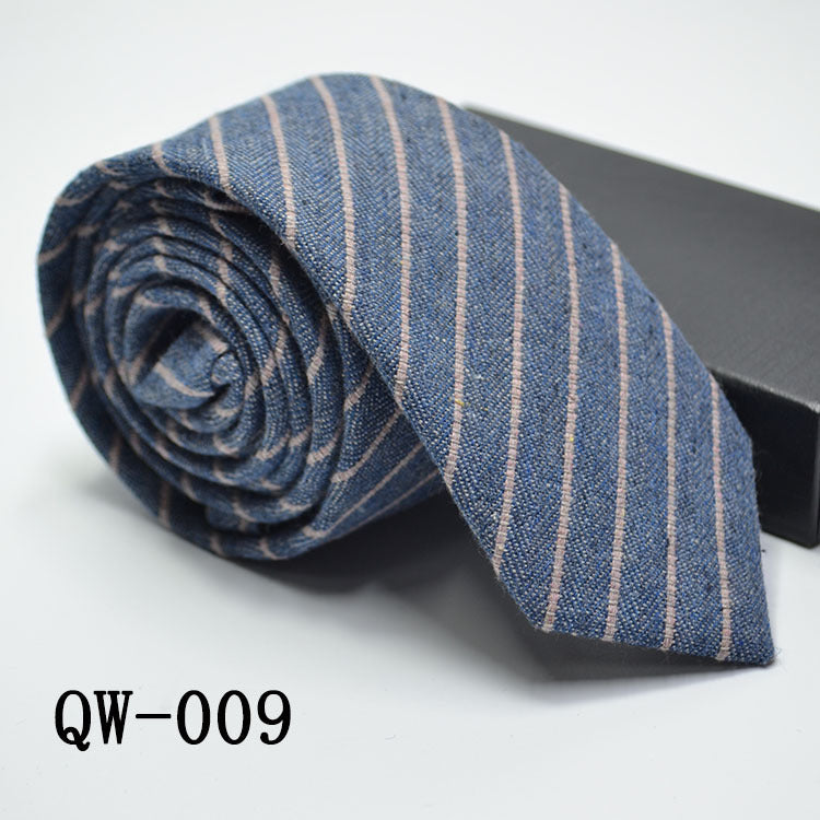 Men's Super Narrow Wool-like Elegant Tie