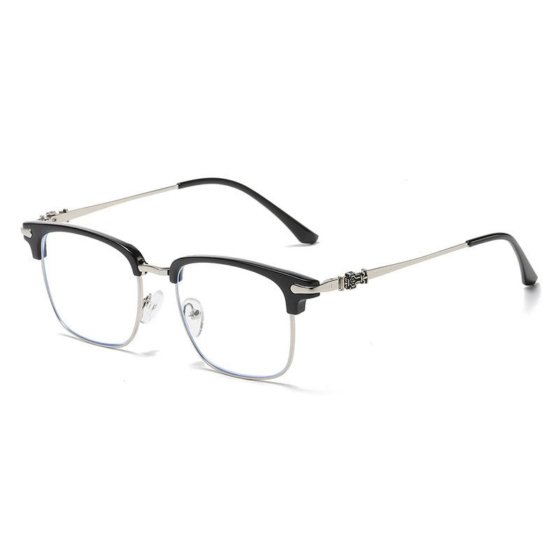 Men's Retro Plate Myopia Glasses