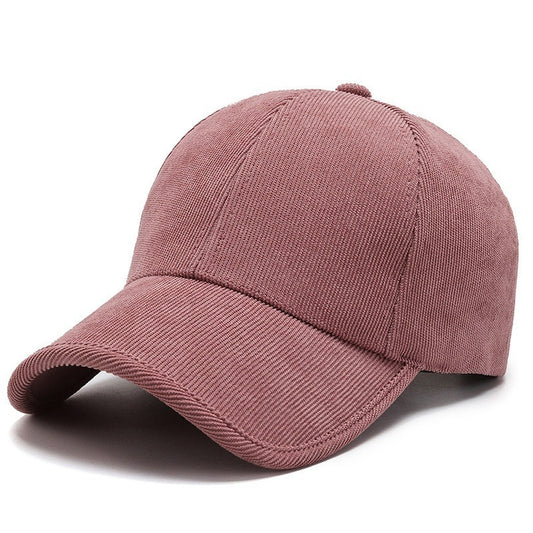 Four Seasons Corduroy Color Baseball Cap Casual