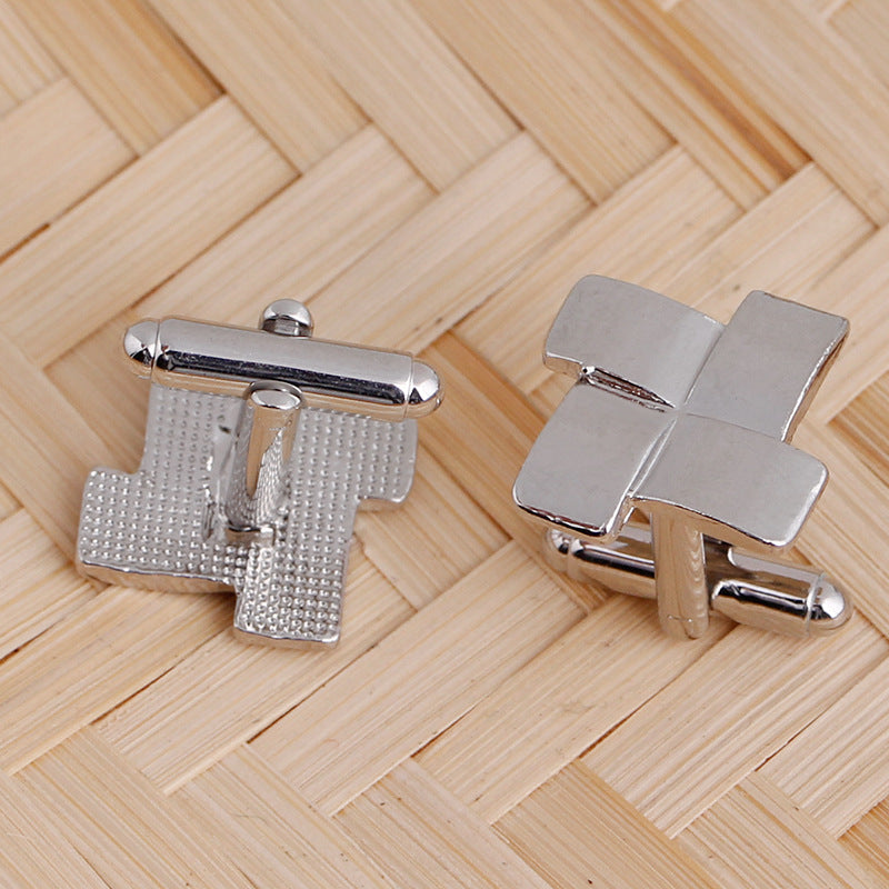 Three-dimensional Men's Cufflinks