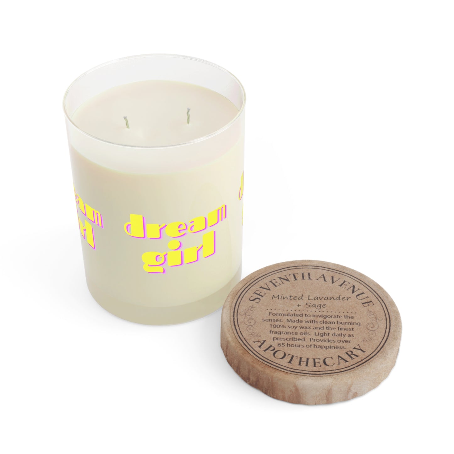 Dream girl Scented Candle - Full Glass, 11oz