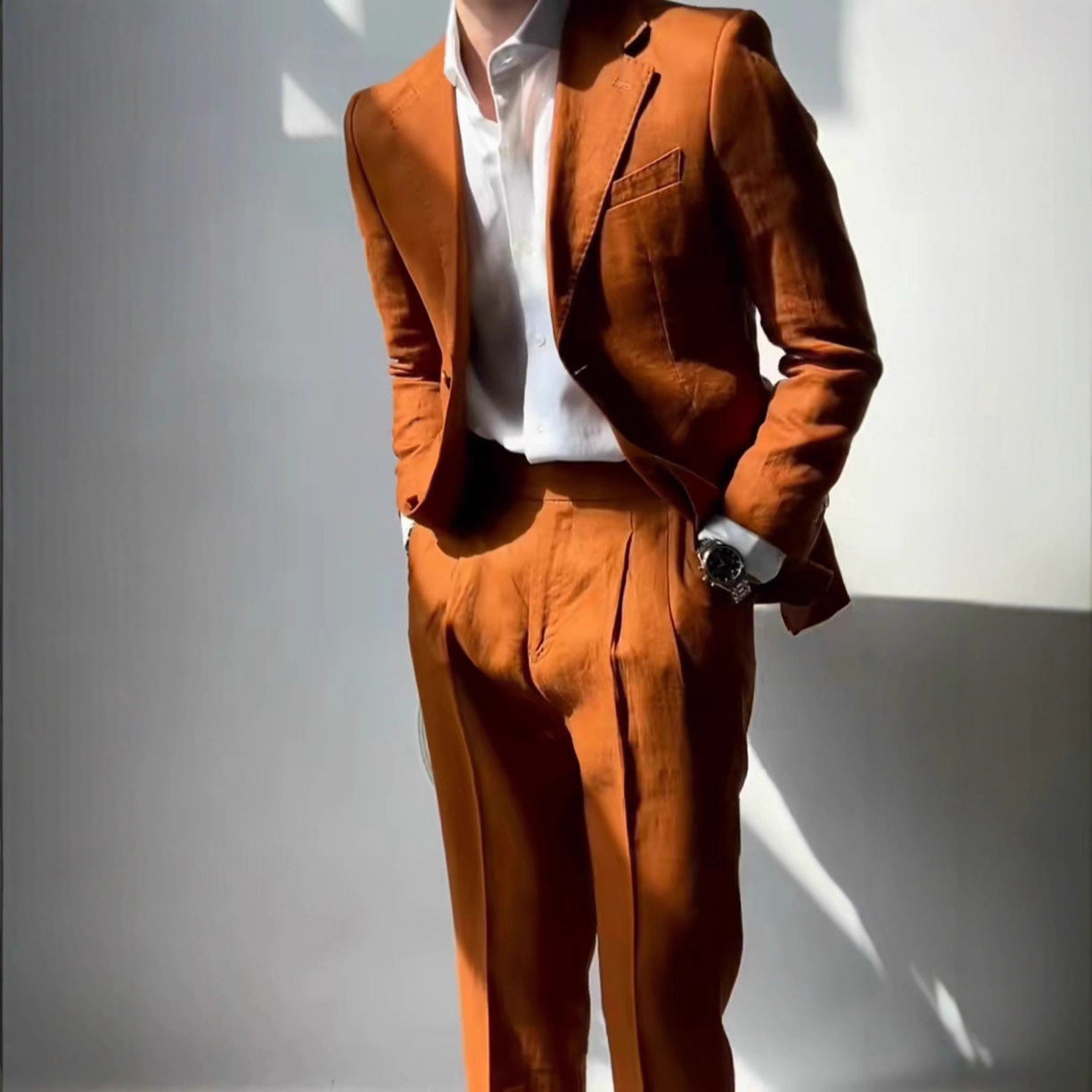 Casual And Lightweight Business Men's Suit