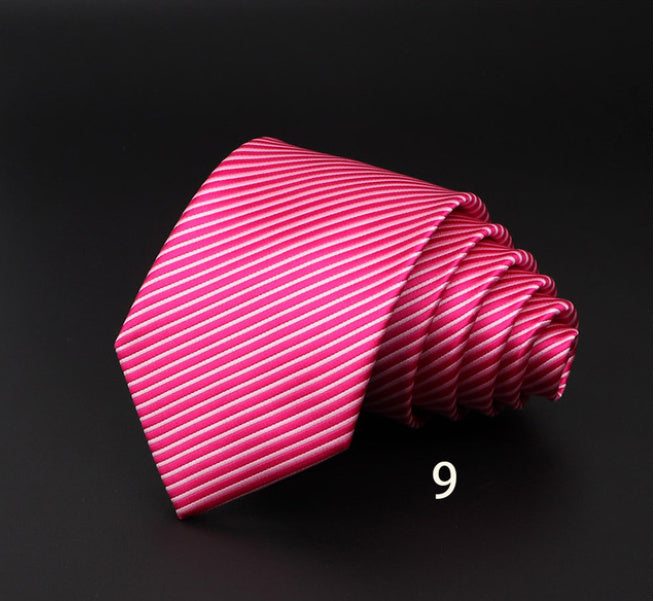 Men's Striped Polyester Fiber Ties