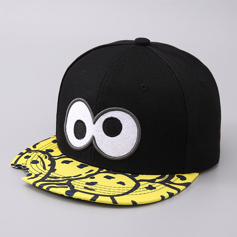 Men's Flat Brim Missing Corner Snack Baseball Cap