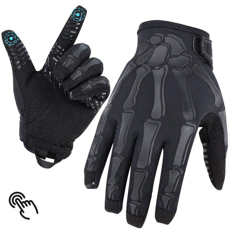 Men's Non-slip and Breathable Full Finger Touch Screen Tactical Gloves