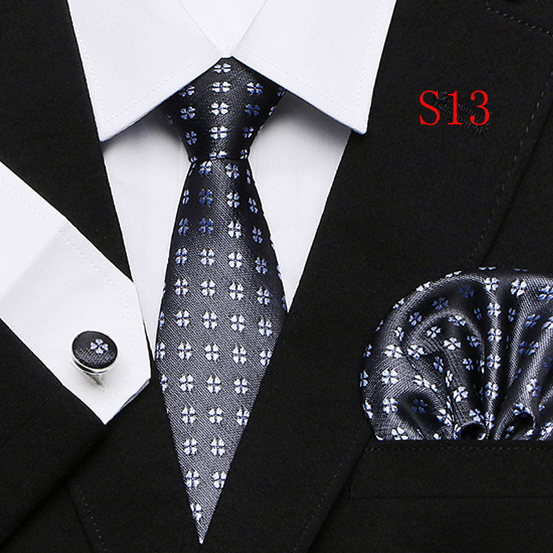 Men's Paisley Series Ties Three-piece Set