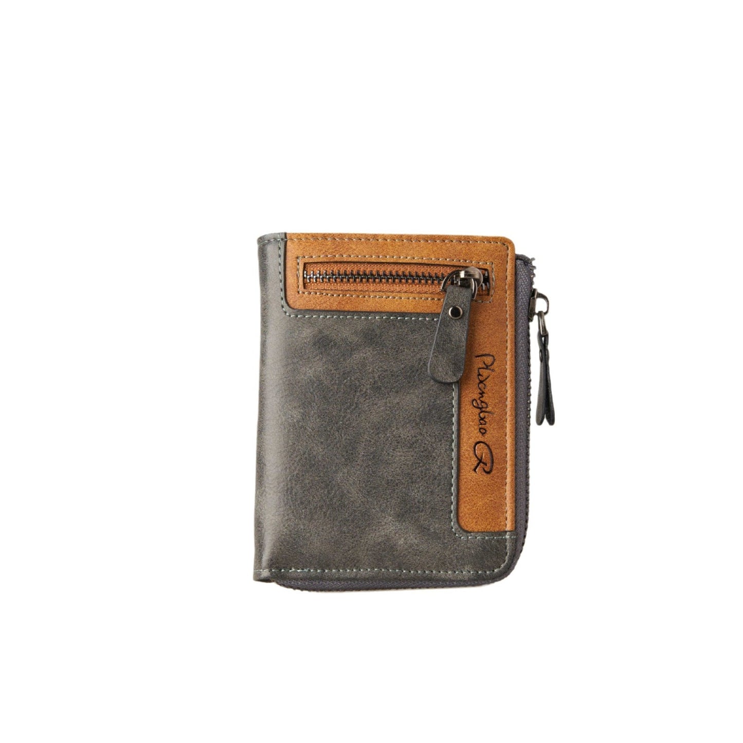 Men's Multi-functional Short Zipper Wallet