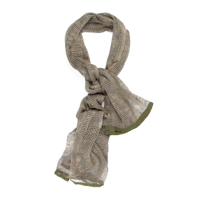 Men's Long Camouflage Multi-purpose Breathable Outdoor Scarf