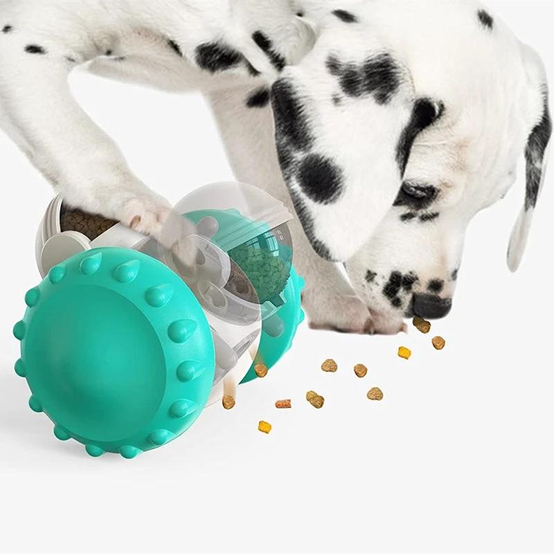 Cat And Dog Toys Slow Food Interactive Balance Car Multifunctional Fun Development Smart Pet Feeding Dog Toy Car Pets Products by GJG Denim