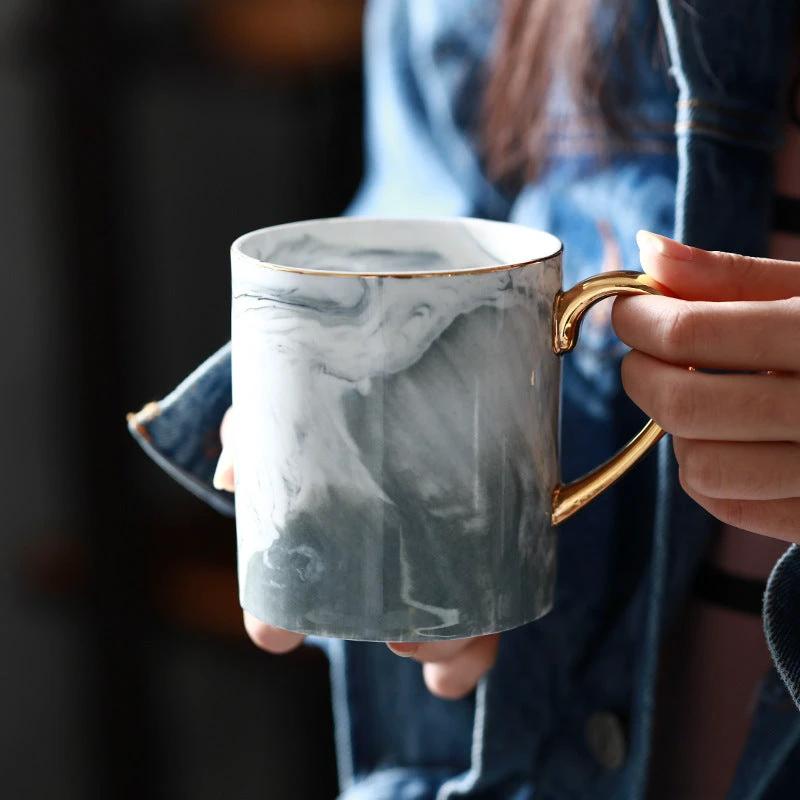 Marble Coffee Mug by GJG Denim