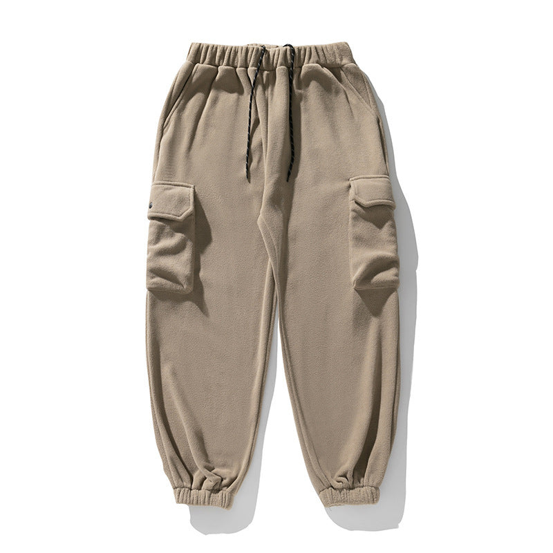 Men's Polar Fleece Loose Sports Workwear Sweatpants