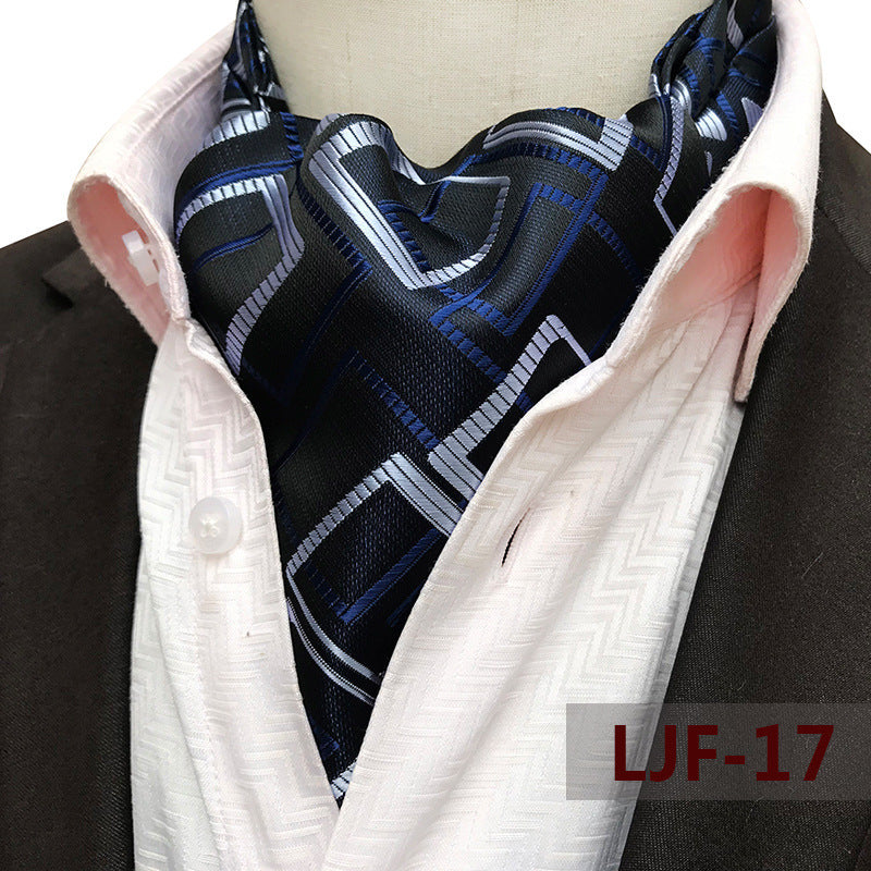 Men's Jacquard Polyester Scarf