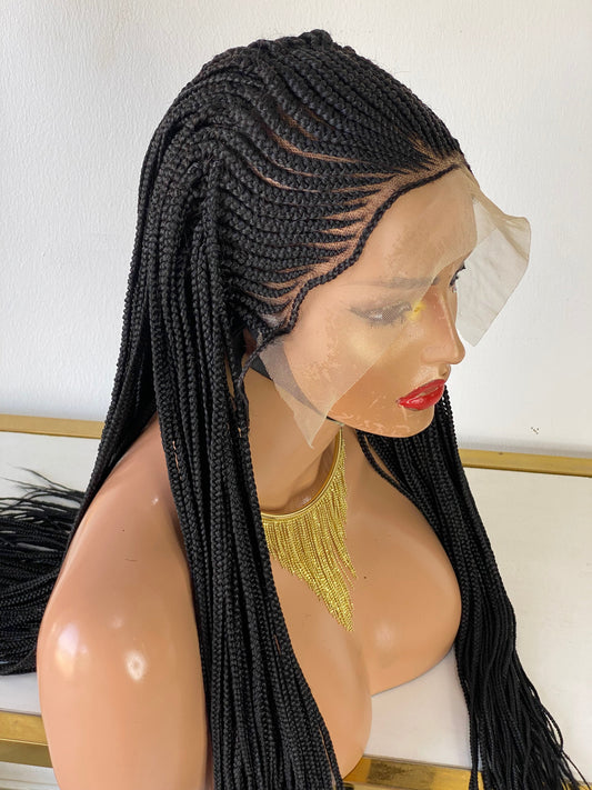 Ready to ship - Tribal Cornrow frontal