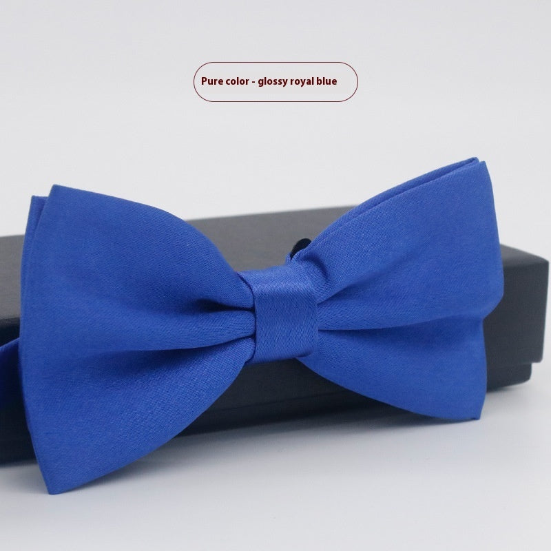 Men's Solid Color Bow Tie