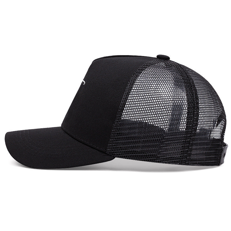 Cross Embroidery Breathable Baseball Cap For Men