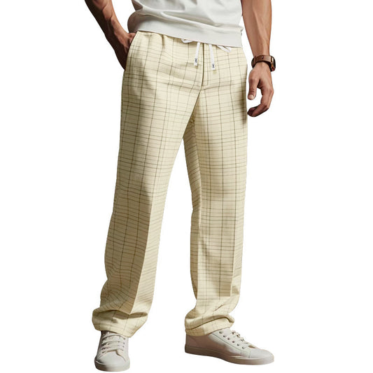 Men's Business Casual Loose Simplicity Pants