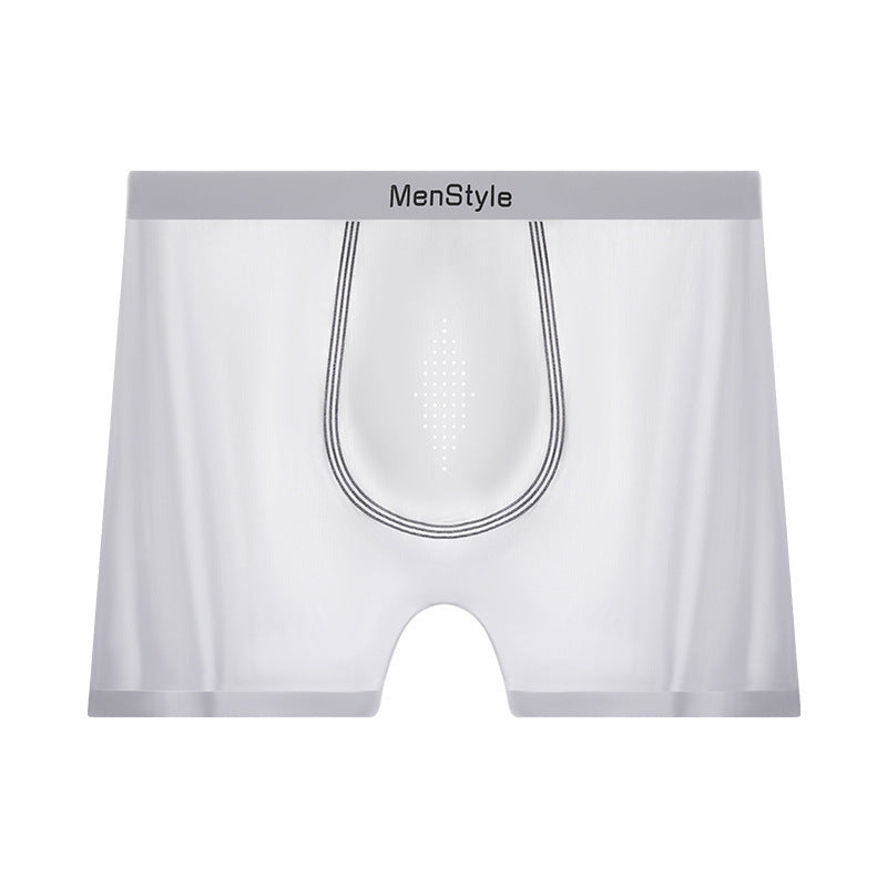 Men's Breathable Single-layer Seamless Boxers