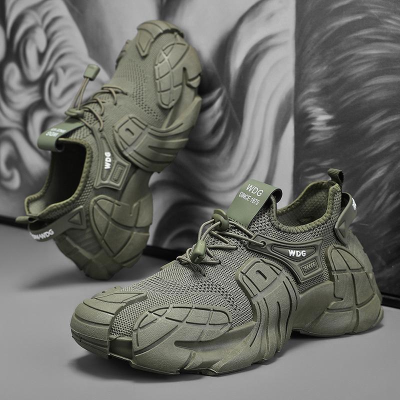 Men's Woven Mesh Breathable Sports Trendy Shoes