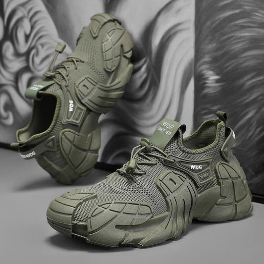 Men's Woven Mesh Breathable Sports Trendy Shoes