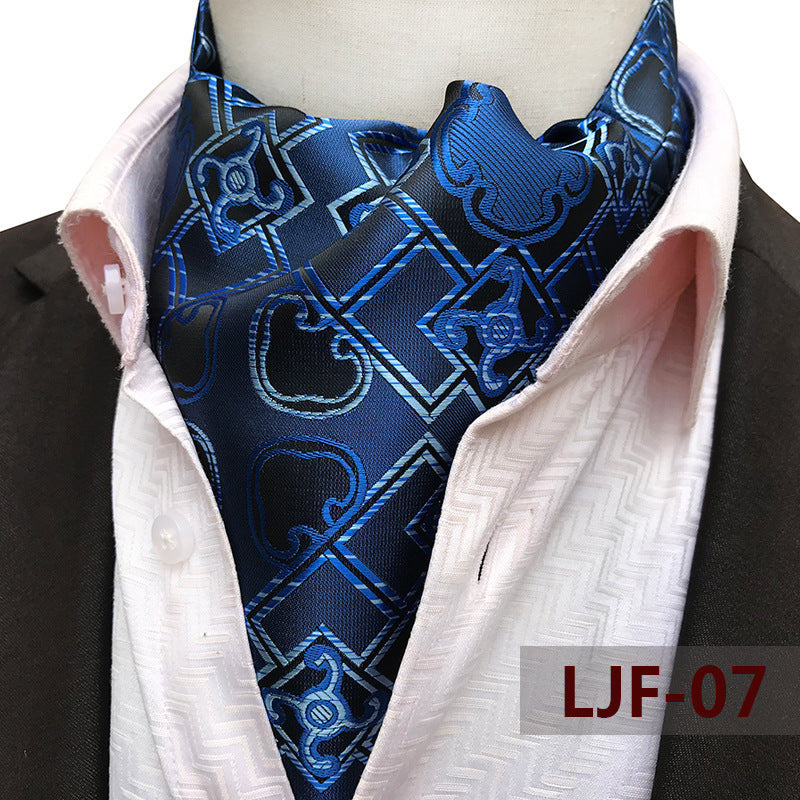 Men's Jacquard Polyester Scarf