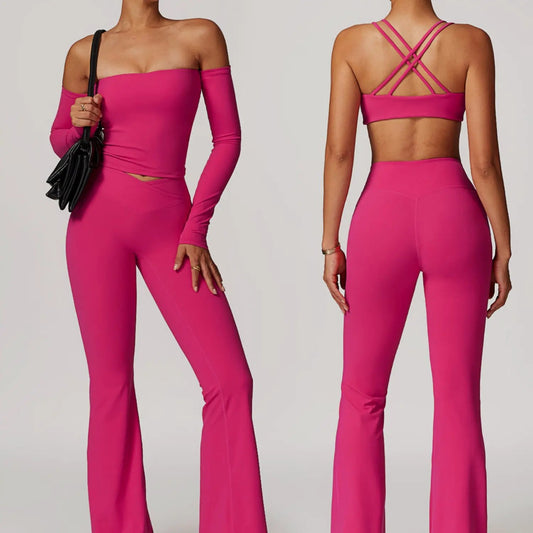Women's Tight Yoga Suit Sports Suit by GJG Denim