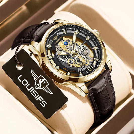 Men's Swiss Double-sided Hollow Non-mechanical Quartz Watch