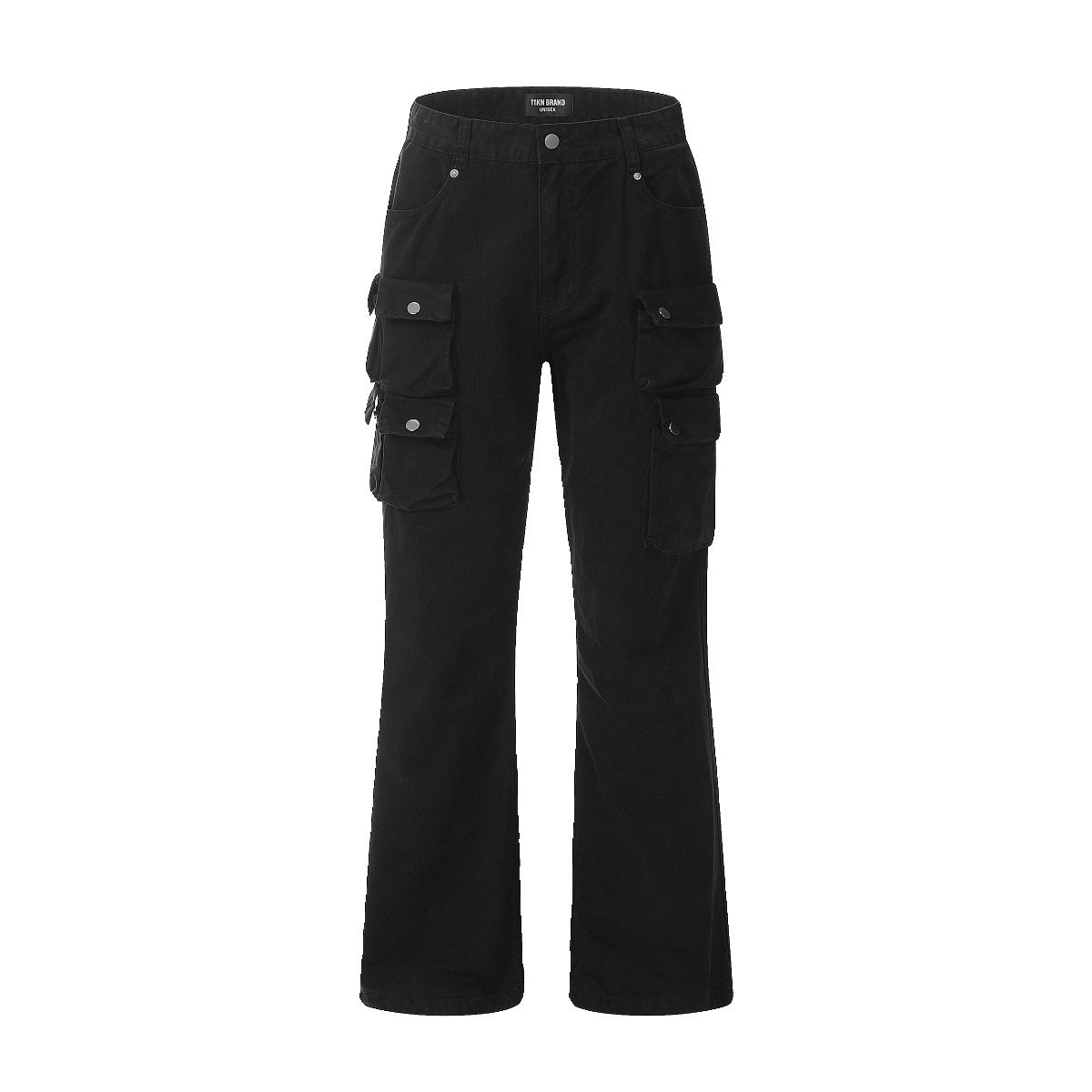Multi-pocket Slightly Flared Casual Cargo Pants For Men