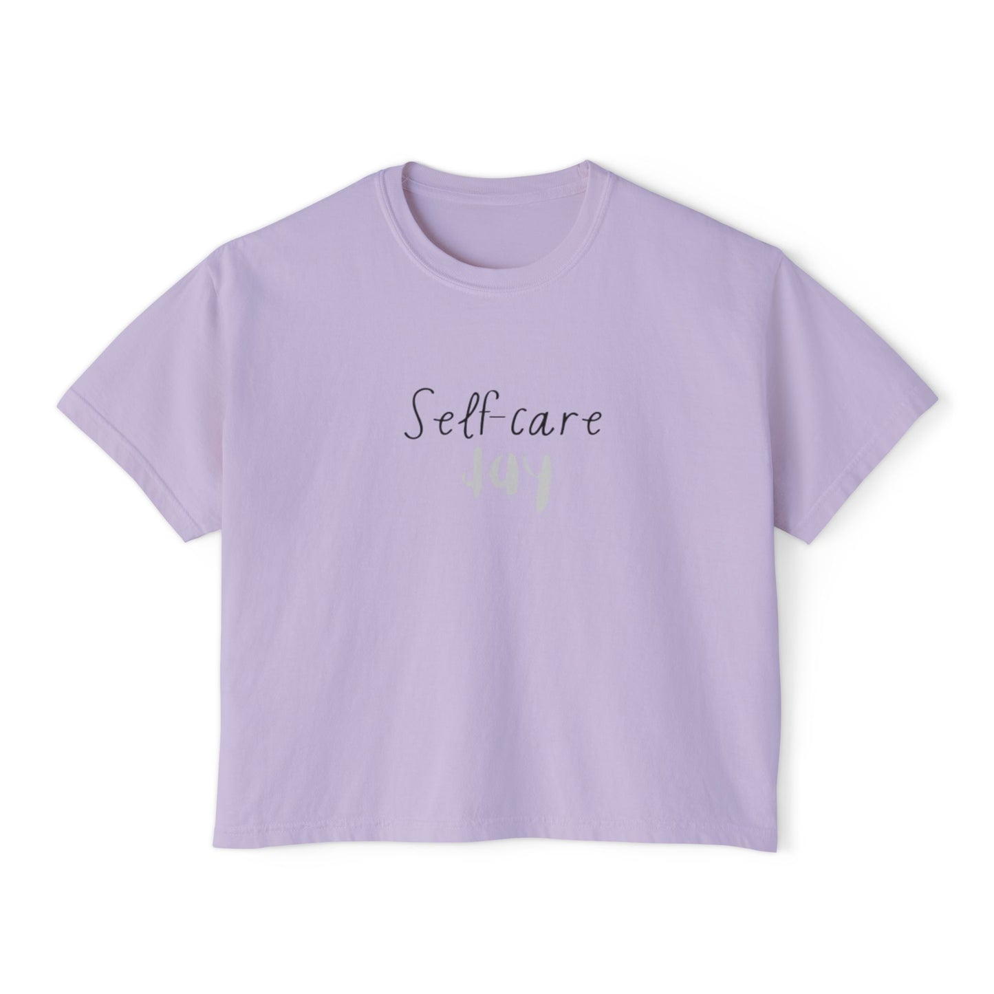 Self care day Women's Boxy Tee Self care day