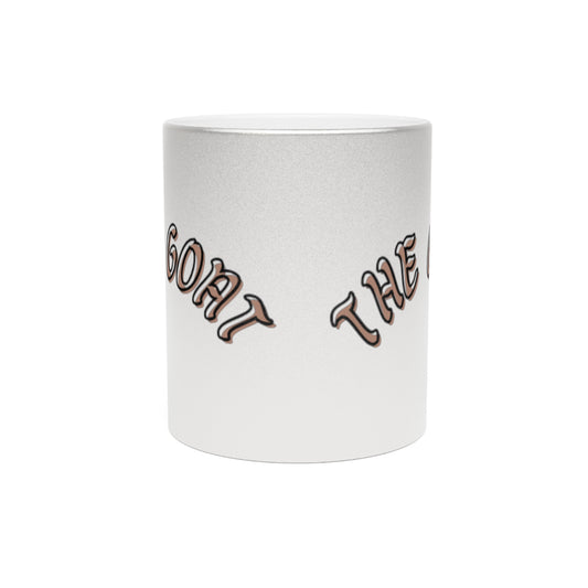 GOAT Metallic Mug - Stylish Silver/Gold Coffee Cup for Trendsetters