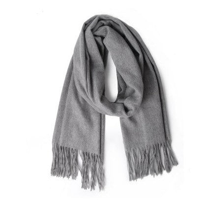 Faux Cashmere Scarf Solid Color For Men